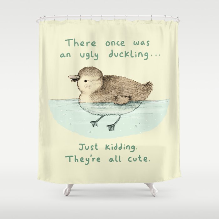 Ugly Duckling Shower Curtain
