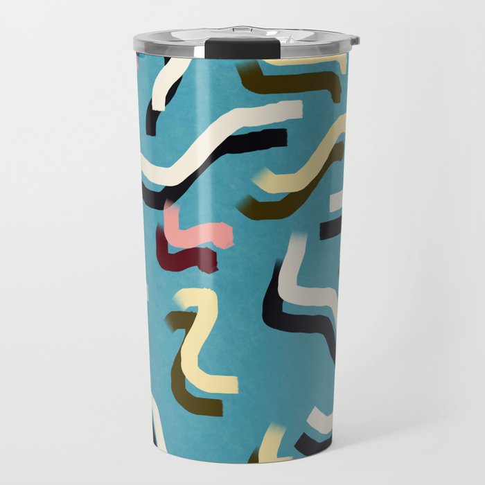 Color confetti pattern 8 Travel Mug
