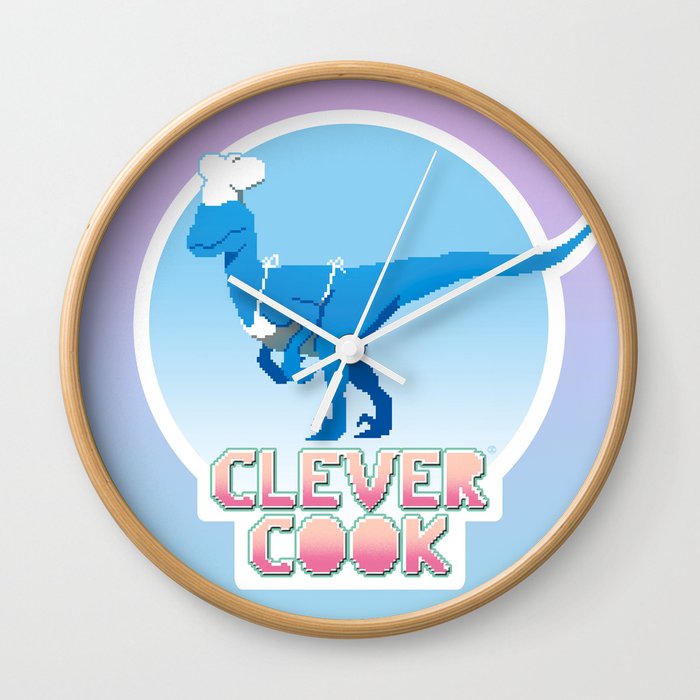 Clever Cook Wall Clock By Tarkar Society6 See more ideas about wall clock, clock, wall. society6