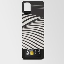 Wavy Black and Beige 15 Android Card Case