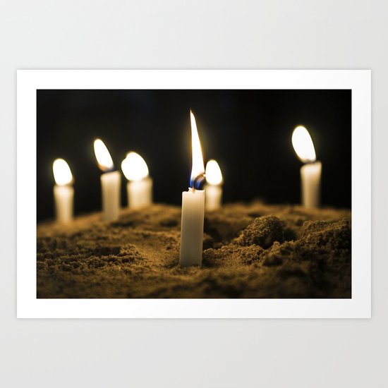 Candle in the Wind Art Print