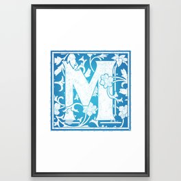 Letter 'M' Framed Art Print