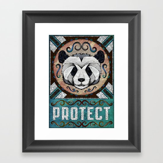Protect Framed Art Print