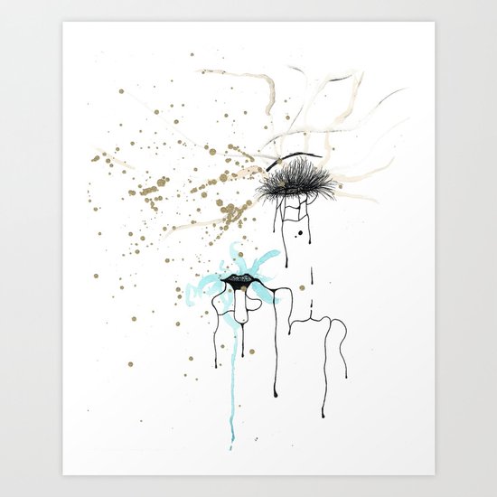 Keep Hustlin' Art Print