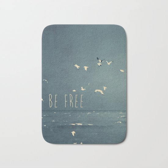 typography Bath Mat