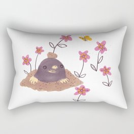 Hello Mole! Rectangular Pillow