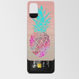 Fancy Dot Pineapple Exotic Summer Design Android Card Case