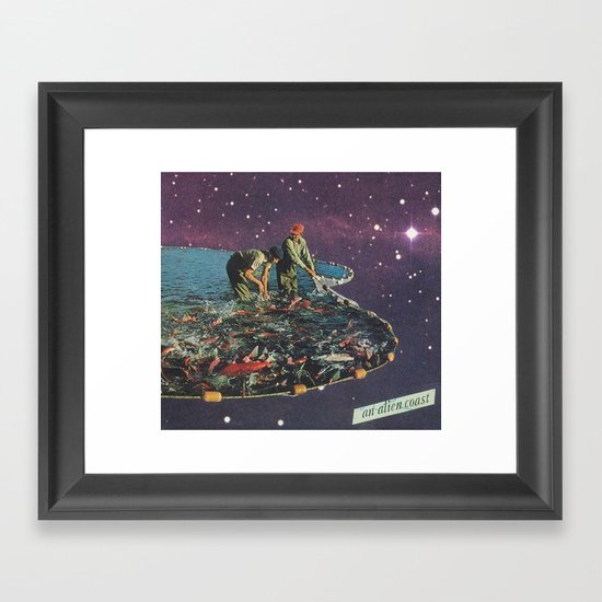 an alien coast Framed Art Print
