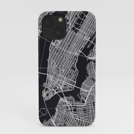 NEW YORK CITY MAP iPhone Case