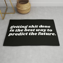 getting shit done Area & Throw Rug