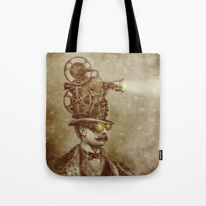 The Projectionist (sepia option) Tote Bag