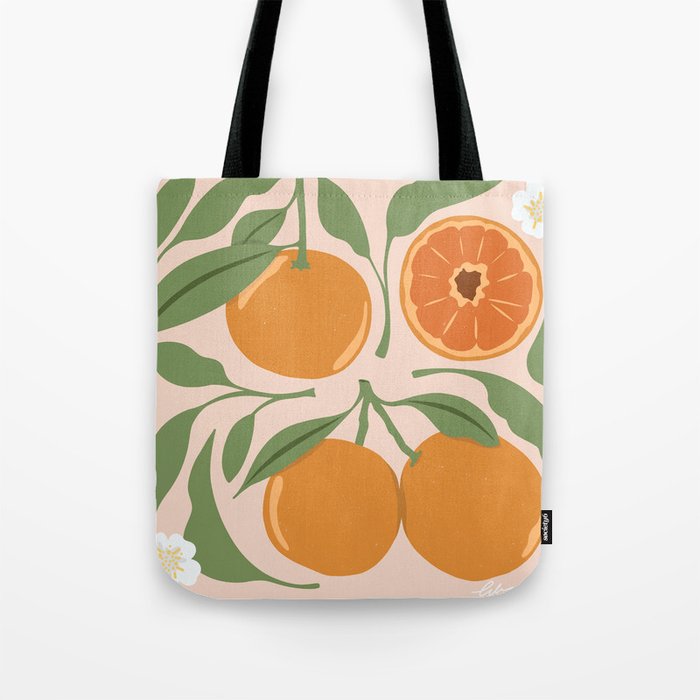 Orange Blossom Tote Bag