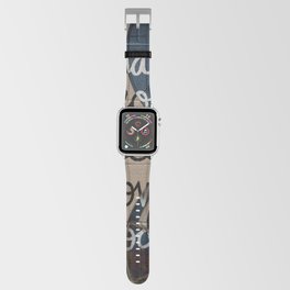 Make People Feel Loved Today: digital retro inspired piece by Alyssa Hamilton Art Apple Watch Band