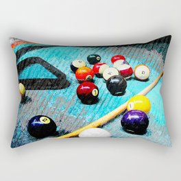 Billiard art and pool artwork 5 Rectangular Pillow