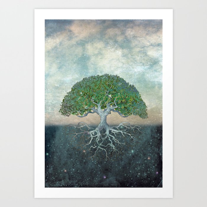 Gaia Tree of Life Art Print