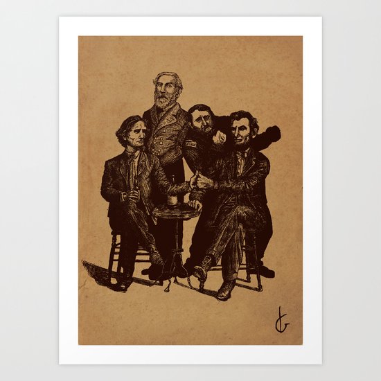 A Civil-er War Art Print