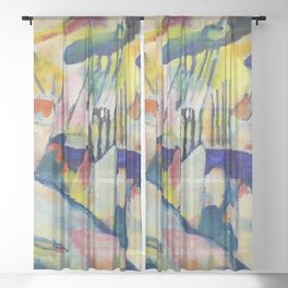 Wassily Kandinsky Landscape with Rain Sheer Curtain