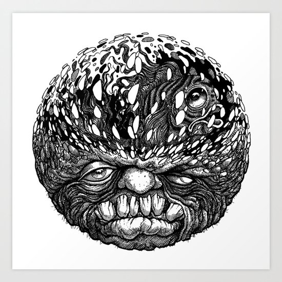 Sumpin Fishy Art Print