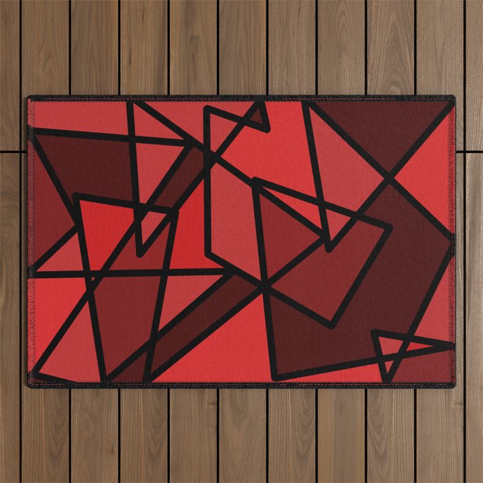 Abstract geometric design Outdoor Rug