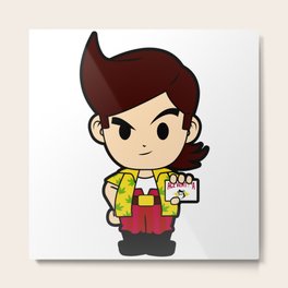 Ace Ventura 90s movie Metal Print