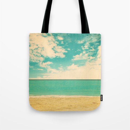 Retro Beach Tote Bag
