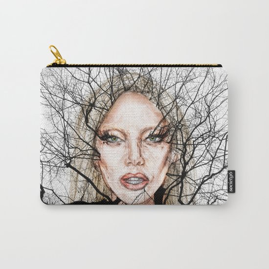 GA Ga Wisdom Veins lg Carry-All Pouch