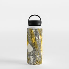 Seattle USA Map Poster - City Map Illustration - Aesthetic Water Bottle