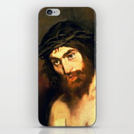 Head of Christ by Edouard Manet iPhone Skin