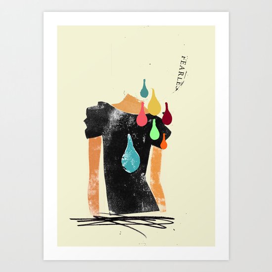 Love grows cold, blood, tears and gold won't make it any better Art Print