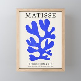 Electrik: Matisse Color Series III | Mid-Century Edition Framed Mini Art Print | Matisse, Graphicdesign, Pop, Botanical, Mid Century, Artist, Retro, Cutouts, Cut Out, Plant 