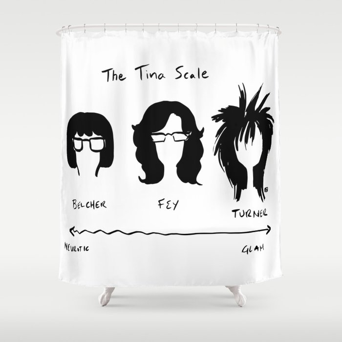 The Tina Scale Shower Curtain