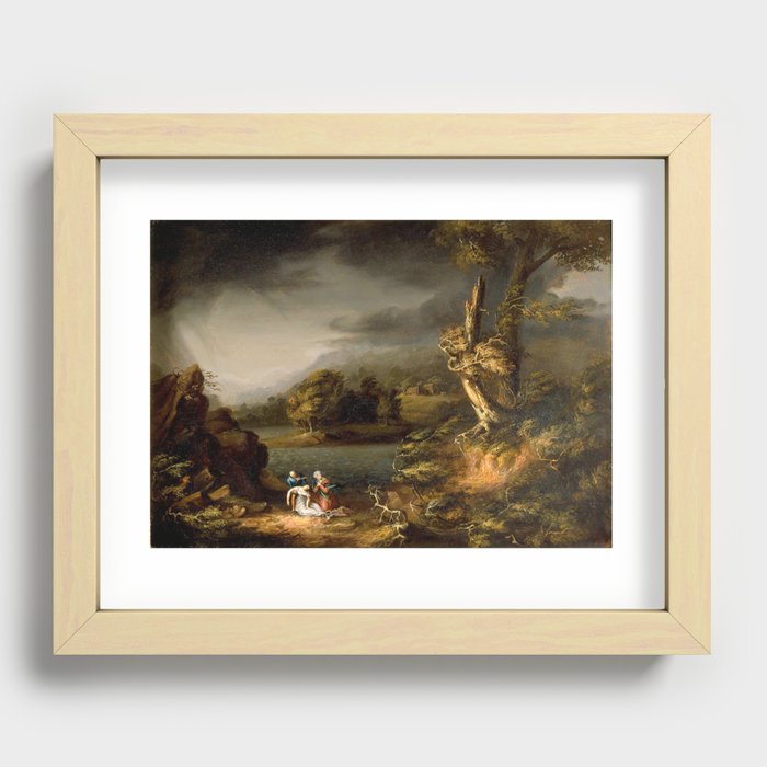 "The Tempest," by Thomas Cole (American, 19th Century), ca. 1826 Recessed Framed Print