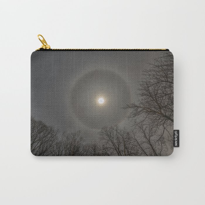 Moon Halo in the forest Carry-All Pouch