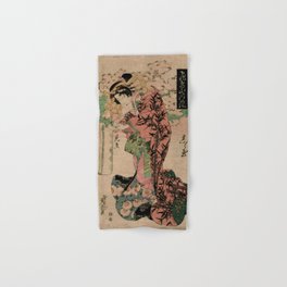 Blossoms at Asuka Hill (Keisai Eisen) Hand & Bath Towel