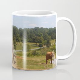 Red Elephants Coffee Mug