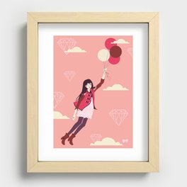 Lucy in the Sky Recessed Framed Print