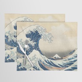 "The Great Wave off Kanagawa" by Hokusai, 1831 Placemat