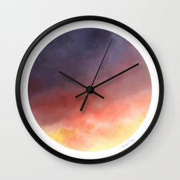 Cleveland Color Stories 67th Sunset Wall Clock