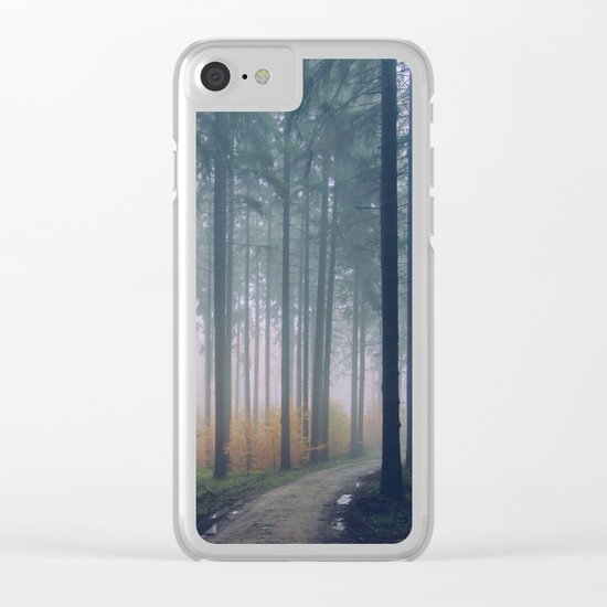 Into the woods #fog Clear iPhone Case
