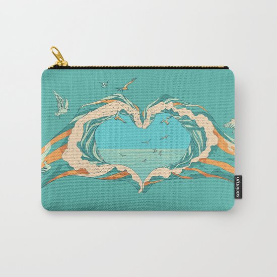 My Heart & The sea Carry-All Pouch