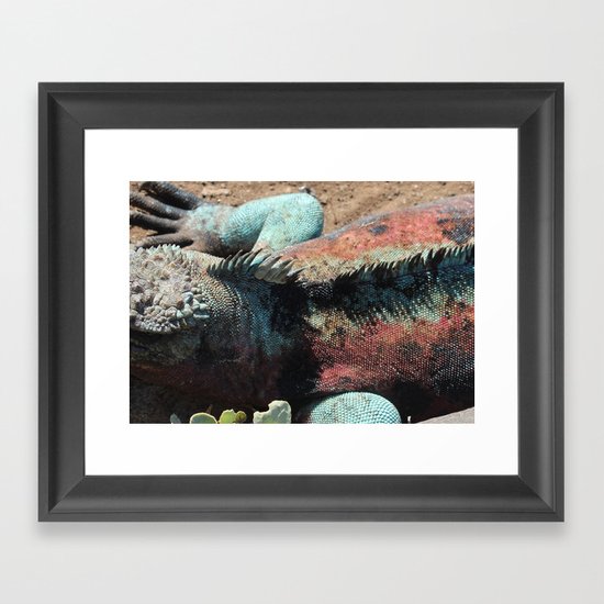 scale Framed Art Print