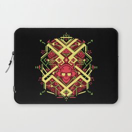 Undead Music Lover Design (red) Laptop Sleeve
