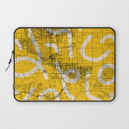 Palmdale USA - City Map Collage Laptop Sleeve