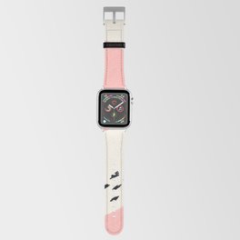 Artistic Painted Pastel Retro Graphic Pattern Apple Watch Band