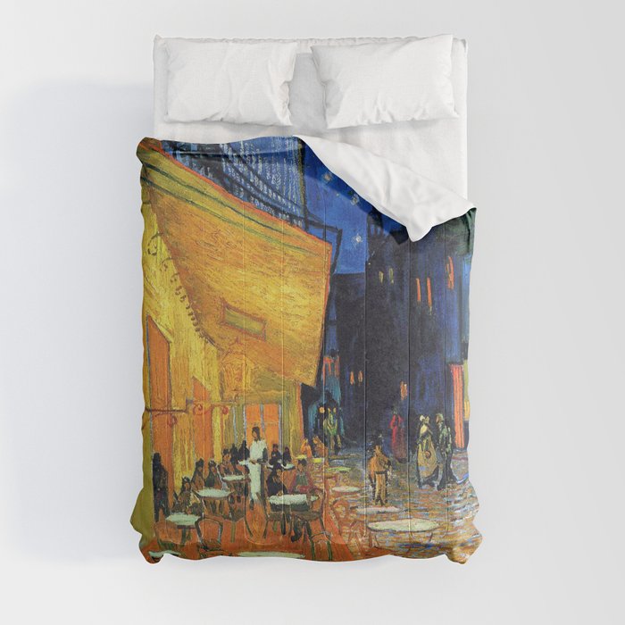 Cafe Terrace, (1888) Comforter