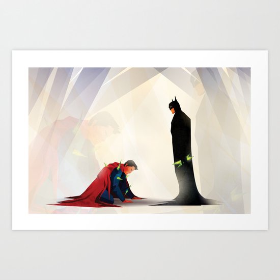 Downed God Art Print