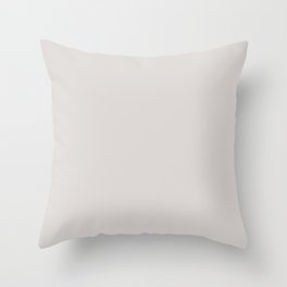 White Ash Gray Throw Pillow