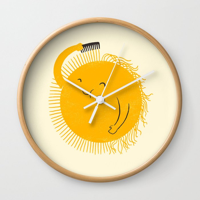 Here comes the sun Wall Clock