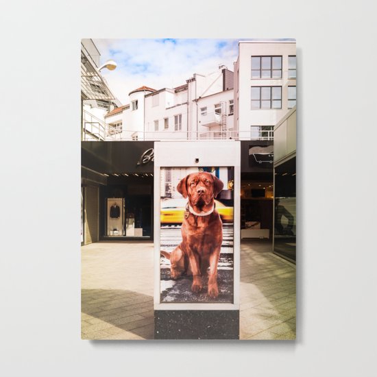 Dog City Metal Print