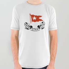 White Star Line. All Over Graphic Tee